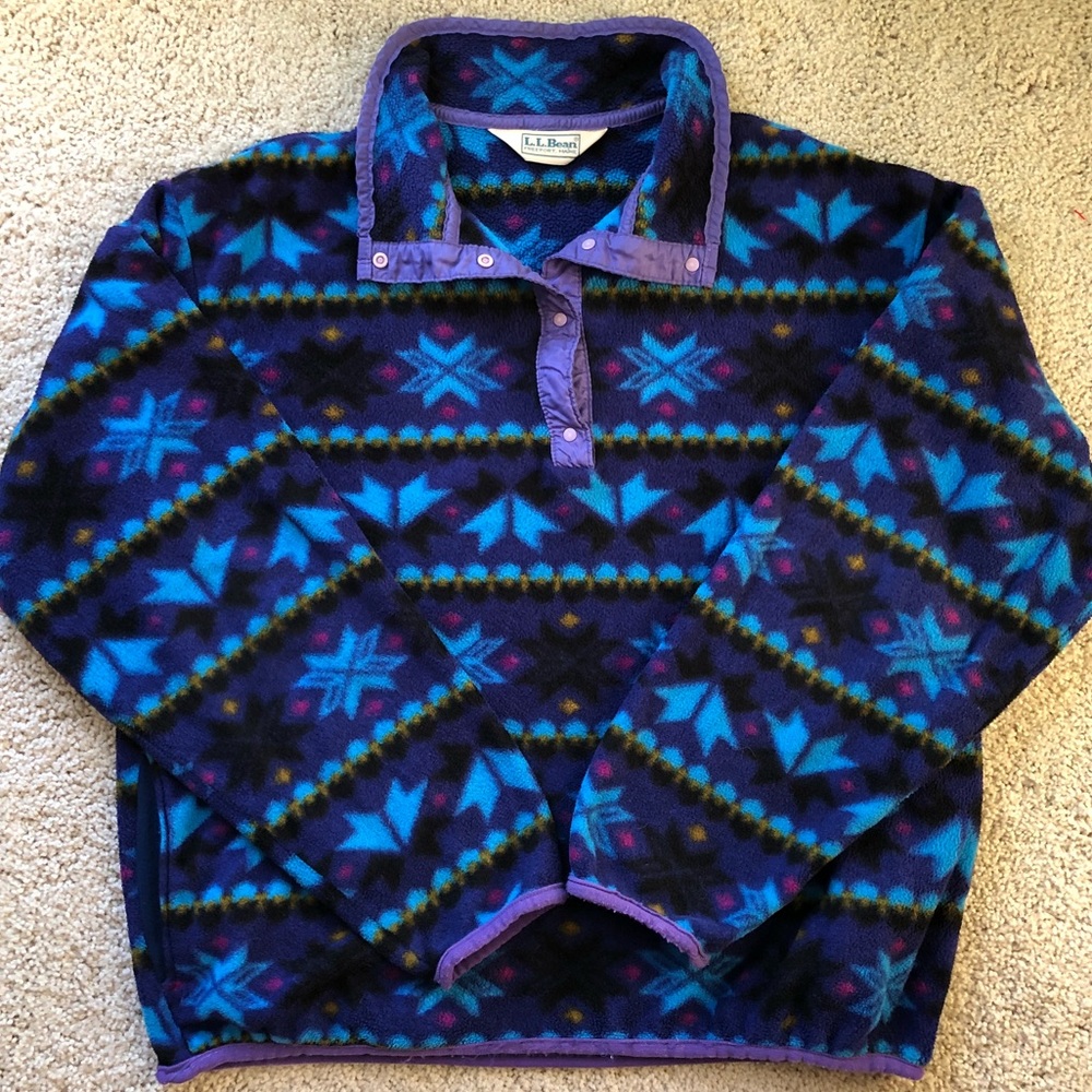 L.L. Bean fleece pullover